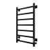 Электрический полотенцесушитель Aringa Порто лесенка 80*50, черный