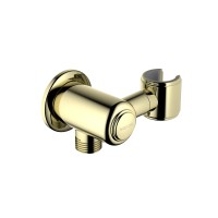 Шланговое подсоединение с держателем AQUATEK, Полированное  золото AQ2462PG КЛАССИК