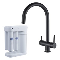 Смеситель для кухни Swedbe Selene Plus в комплекте с фильтром Аквафор Морионs K8042BM