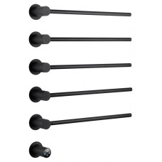 Полотенцесушитель электрический встраиваемый WONZON & WOGHAND MÜNCHEN, Черный матовый (WW-A355-MB)