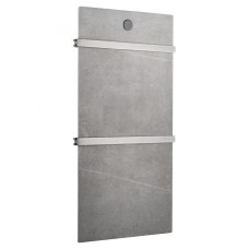 Полотенцесушитель электрический с каменной плитой Серый мрамор WONZON & WOGHAND STUTTGART, Темный графит (WW-A502-GM)