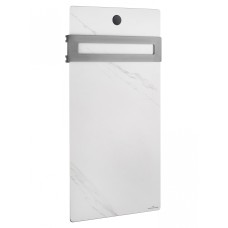 Полотенцесушитель электрический с каменной плитой Белый мрамор WONZON & WOGHAND STUTTGART, Темный графит (WW-A501-GM)