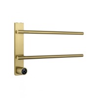 Полотенцесушитель электрический WONZON & WOGHAND NÜRNBERG, Брашированное золото (WW-AL342-BG)