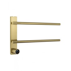 Полотенцесушитель электрический WONZON & WOGHAND NÜRNBERG, Брашированное золото (WW-AL342-BG)