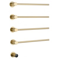 Полотенцесушитель электрический встраиваемый WONZON & WOGHAND MÜNCHEN, Брашированное золото (WW-A354-BG)