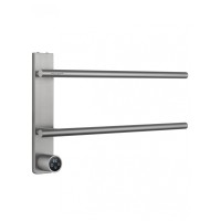 Полотенцесушитель электрический WONZON & WOGHAND NÜRNBERG, Брашированный никель (WW-AL342-BR)