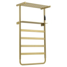 Полотенцесушитель электрический WONZON & WOGHAND DÜSSELDORF, Брашированное золото (WW-A208-BG)