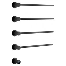 Полотенцесушитель электрический встраиваемый WONZON & WOGHAND MÜNCHEN, Черный матовый (WW-A354-MB)