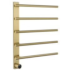 Полотенцесушитель электрический WONZON & WOGHAND NÜRNBERG, Брашированное золото (WW-AL345-BG)