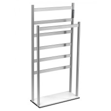 Полотенцесушитель электрический напольный WONZON & WOGHAND ESSEN, Брашированный никель (WW-A407-BR)