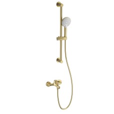 Смеситель для ванны с душевым гарнитуром WONZON & WOGHAND, Брашированное золото (WW-4560-BG)