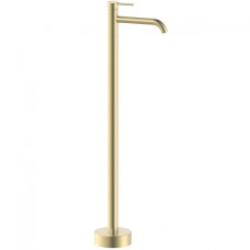 Смеситель для раковины напольного монтажа WONZON & WOGHAND STICK, Брашированное золото (WW-88649905-BG)