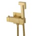 Смеситель с гигиеническим душем и термостатом встраиваемый WONZON & WOGHAND, Брашированное золото (WW-88819903-BG)