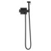 Смеситель с гигиеническим душем и термостатом встраиваемый WONZON & WOGHAND, Черный матовый (WW-88819903-MB)