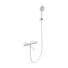 Смеситель для ванны с душем и термостатом WONZON & WOGHAND INN 2, Белый матовый (WW-A2006-A1-MW)