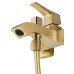 Смеситель для ванны с душем WONZON & WOGHAND FLEX, Брашированное золото (WW-88037072-BG)