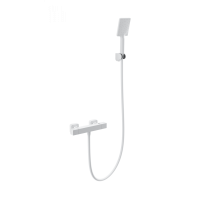 Смеситель для душа с термостатом WONZON & WOGHAND STAY 3, Белый матовый (WW-B2062-A-MW)