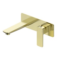 Смеситель для раковины встраиваемый WONZON & WOGHAND EDGE, Брашированное золото (WW-88869003- BG)