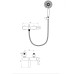 Смеситель для ванны с душем WONZON & WOGHAND STICK, Черный матовый (WW-88639017-MB)