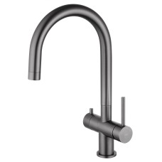 Смеситель для кухни c подключением фильтра WONZON & WOGHAND, Темный графит (WW-3211-BGG)