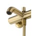 Смеситель для ванны с душем WONZON & WOGHAND STICK, Брашированное золото (WW-88639017- BG)