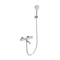 Смеситель для ванны с душем и термостатом WONZON & WOGHAND INN 2, Хром (WW-A2006-A1-CR)