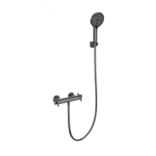 Смеситель для душа с термостатом WONZON & WOGHAND Strato, Темный графит (WW-B2048-A-BGG)