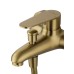 Смеситель для ванны с душем WONZON & WOGHAND ALFA, Брашированное золото (WW-AE3204-BG)