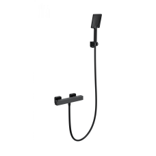 Смеситель для душа с термостатом WONZON & WOGHAND STAY 3, Черный матовый (WW-B2062-A-MB)