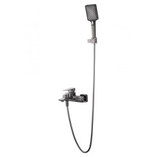 Смеситель для ванны с душем WONZON & WOGHAND EDGE, Темный графит (WW-88639003A-BGM)