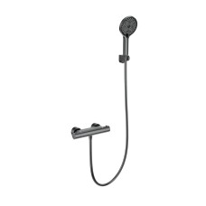 Смеситель для душа с термостатом WONZON & WOGHAND INN 3, Темный графит (WW-B2003-A-BGG)