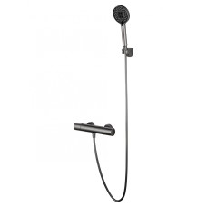 Смеситель для душа с термостатом WONZON & WOGHAND INN 2, Темный графит (WW-A2006-A-BGG)