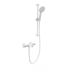 Смеситель для ванны с душем и термостатом WONZON & WOGHAND, Белый матовый (WW-C2018-A-MW)