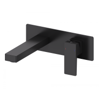 Смеситель для раковины встраиваемый WONZON & WOGHAND CUBE 2.0, Черный матовый (WW-88869068-MB)