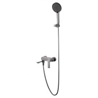 Смеситель для ванны с душем WONZON & WOGHAND BRILLIANT, Темный графит (WW-88037079-BGM)