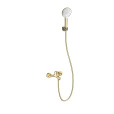 Смеситель для ванны с душем WONZON & WOGHAND, Брашированное золото (WW-4530-BG)