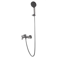 Смеситель для ванны с душем WONZON & WOGHAND STICK, Темный графит (WW-88639017-BGM)