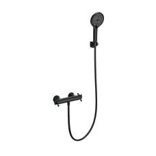 Смеситель для душа с термостатом WONZON & WOGHAND Strato, Черный матовый (WW-B2048-A-MB)