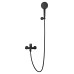 Смеситель для ванны с душем WONZON & WOGHAND TOR, Черный матовый (WW-88037073-MB)