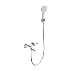 Смеситель для ванны с душем и термостатом WONZON & WOGHAND INN 1, Хром (WW-B3013-A1-CR)