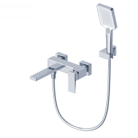 Смеситель для ванны с душем WONZON & WOGHAND CUBE 2.0, Хром (WW-88037068-CR)