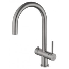 Смеситель для кухни c подключением фильтра WONZON & WOGHAND, Брашированный никель (WW-3211-BS)