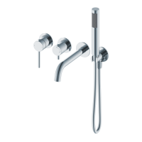 Смеситель для ванны встраиваемый WONZON & WOGHAND STICK, Хром (WW-889017-CR)