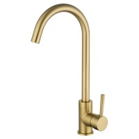 Смеситель для кухни WONZON & WOGHAND, Брашированное золото (WW-A21102-BG)