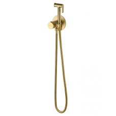 Смеситель с гигиеническим душем и термостатом встраиваемый WONZON & WOGHAND, Брашированное золото (WW-88829909-BG)