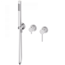 Смеситель для душевой системы встраиваемый WONZON & WOGHAND STICK, Брашированный никель (WW-838017-BN)
