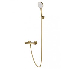 Смеситель для душа с термостатом WONZON & WOGHAND INN 5, Брашированное золото (WW-B2005-A-BG)