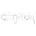 Смеситель для душа WONZON & WOGHAND BALANCE, Хром (WW-054101-CR)