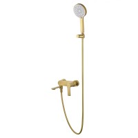 Смеситель для ванны с душем WONZON & WOGHAND BRILLIANT, Брашированное золото (WW-88037079-BG)