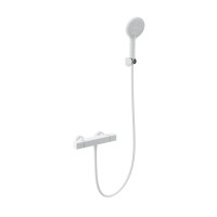 Смеситель для душа с термостатом WONZON & WOGHAND STAY 2, Белый матовый (WW-B2016-A-MW)